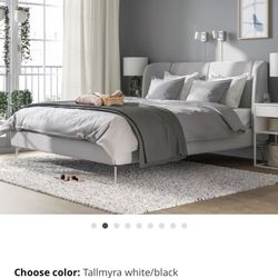 Ikea Grey Tufjord King Bed - Disassembled - Free Delivery Available