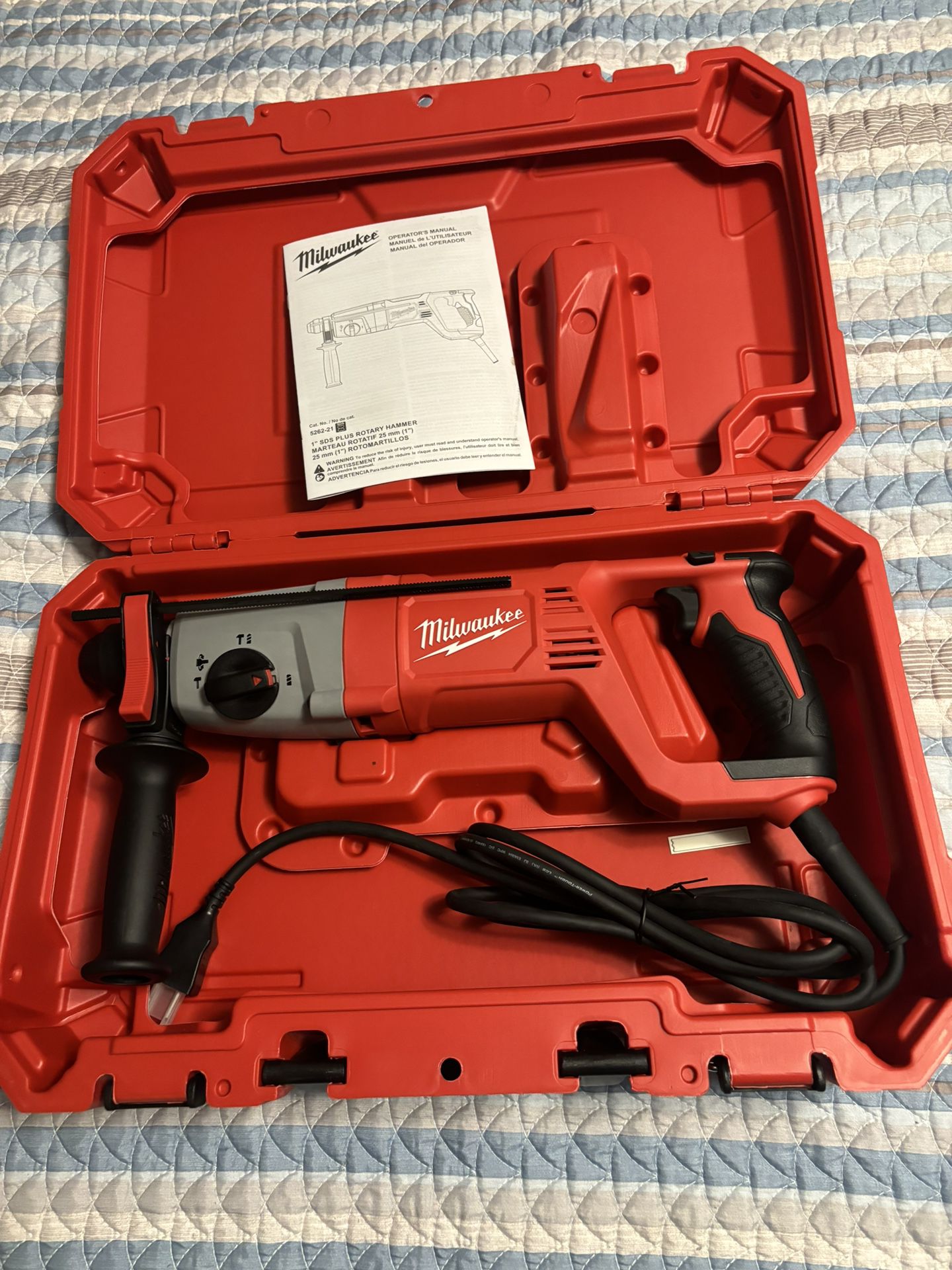 Milwaukee 1’ (25 Mm) SDS Plus Rotary Hammer Kit