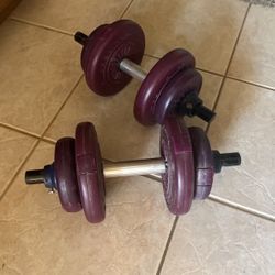 Dumbbell. 15 Lbs.  