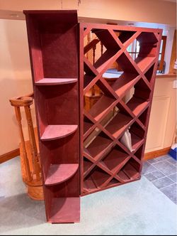 Wine bottle shelve