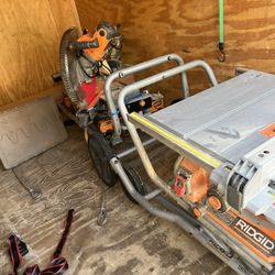 Rigid Chop saw And Table saw 