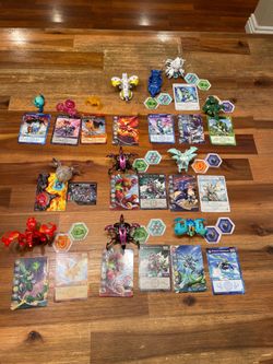 Bakugan Lot (10 full size and 3 small toys)