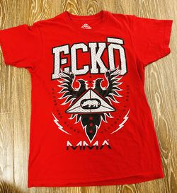 Ecko Unltd. MMA Y2K Red Cotton T-Shirt Men’s Size Medium