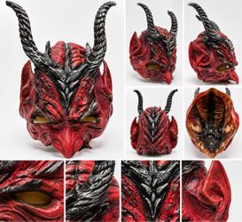 Diablo Demon Head Sculpture Statue