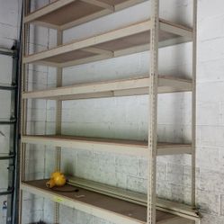 ADJUSTABLE METAL SHELVING