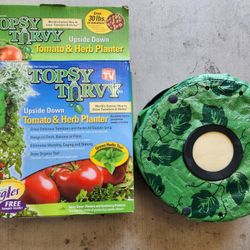 Upside Down Tomato And Herb Planter