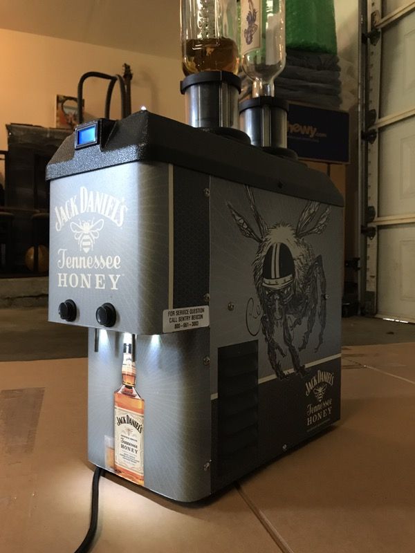 JACK DANIELS WHISKEY WHISKY SHOT CHILLER DISPENSER MACHINE TEQUILA