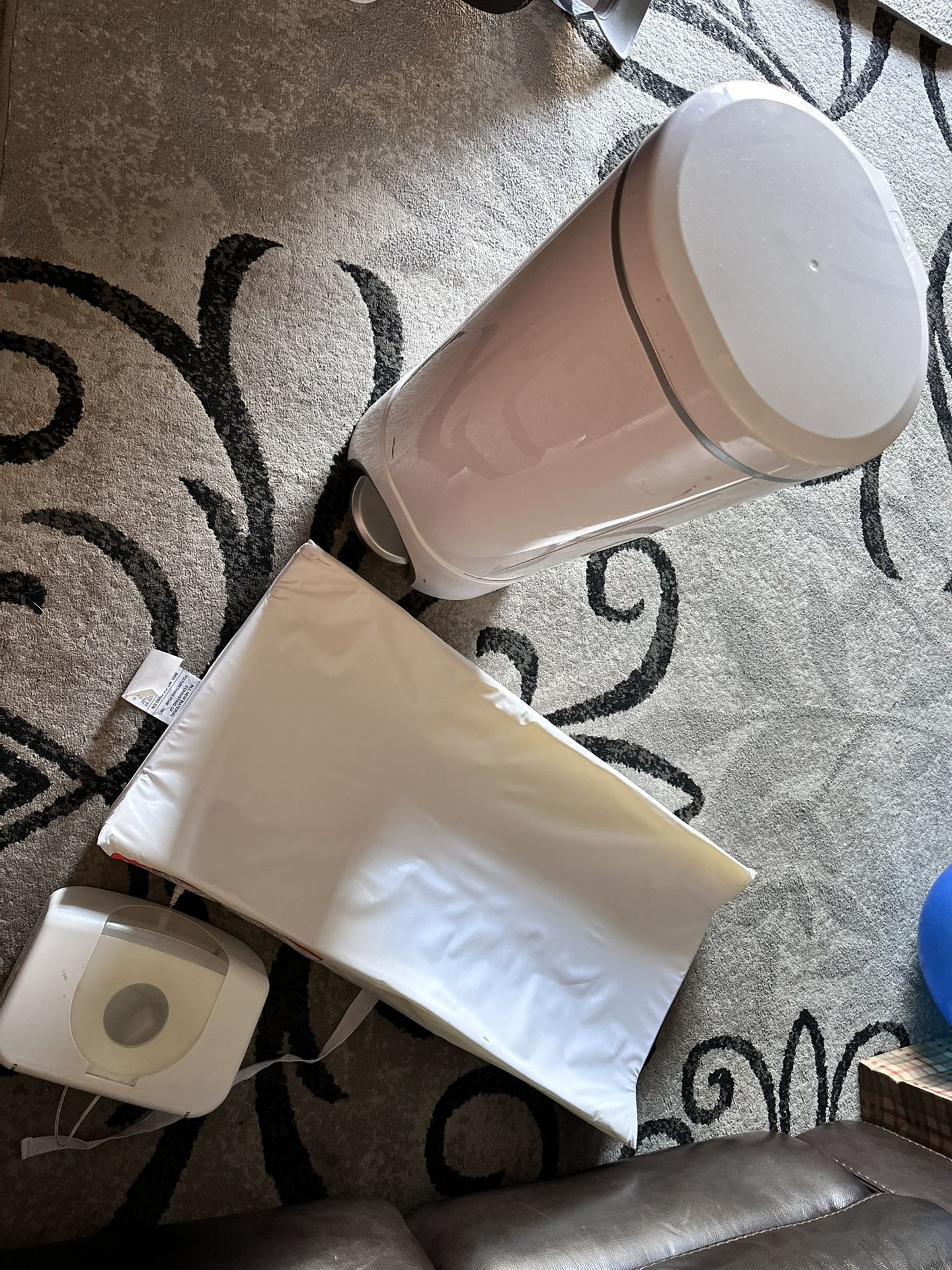 Baby Items - Wipe Warmer, Diaper Pail, Changing Mat