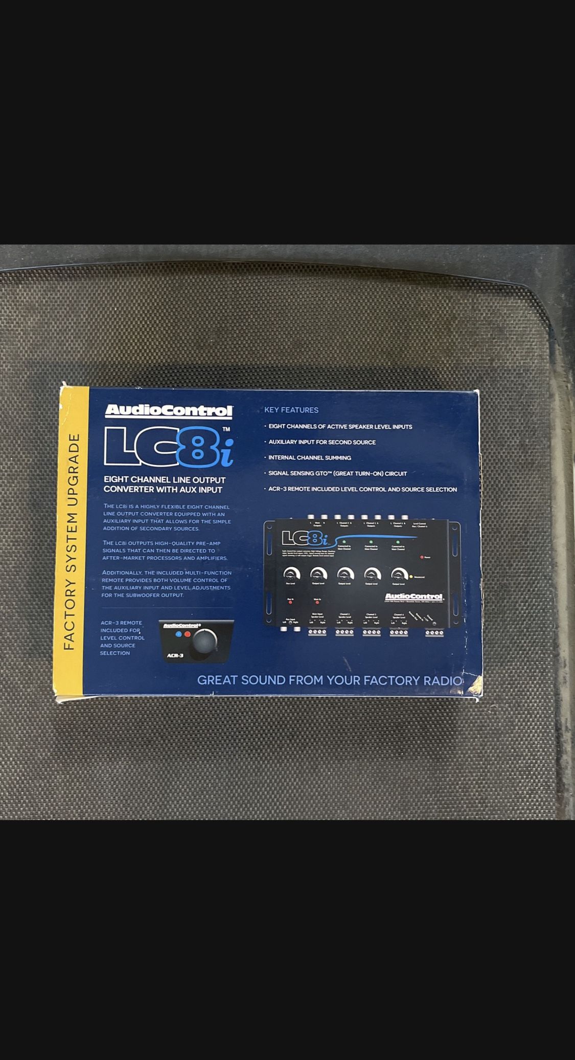 AudioControl LC8i Eight Channel Line Output Converter With AUX Input Speaker Level Inputs,All Products : American Fashion Style Bags On Sale