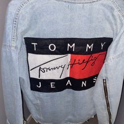 2XL Unisex Tommy Hilfiger Jean Jacket 