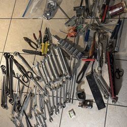 🔧 Huge Tool Lot — Mechanic Tools, Wrenches, Pliers — Great Deal 🔧