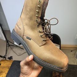Ariat Mens 8” Work Boots WORN ONCE Sz. 10.5