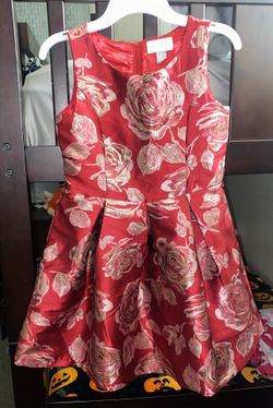 Christmas Red Girl Dress Size 8