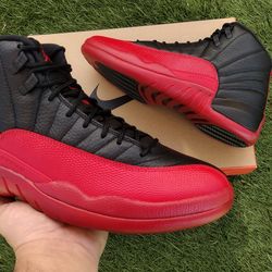 Brand New Air Jordan 12 Black And Red ,Flu Game 2025 Color Way From Footlocker