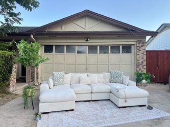 Modular Cream Sectional Sofa - Delivery Available