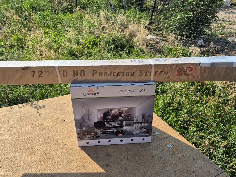 Projector With Screen