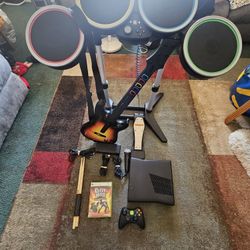 Xbox 360 10gb Guitar Hero Bundle