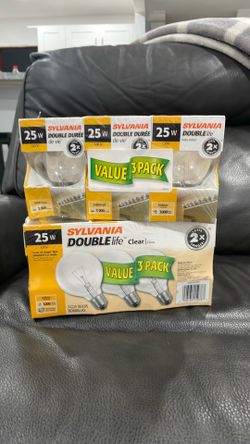 Sylvania 25W Double Duree Indoor Interior Bulbs