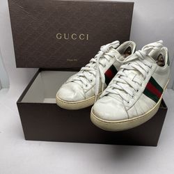 Gucci Ace Leather Man’s Sneaker Size 10.5