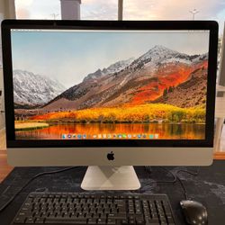 Apple iMac 27” 2.8Ghz i7 12GB//750GB -10.13 High Sierra!!!!