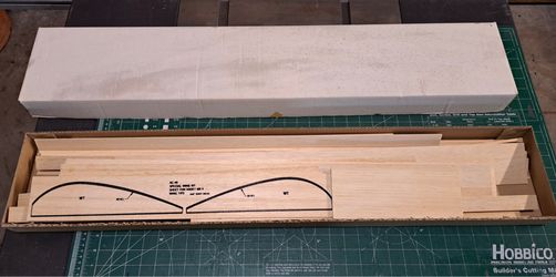 Kadet II 3/32” Balsa Wing Kit, NO PLANS