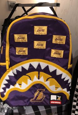 LA lakers backpack