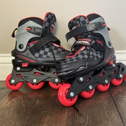 Red Roller Derby Roller Blades