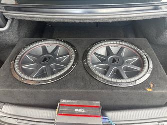 Kicker CompVR Subwoofers in Ported Box
