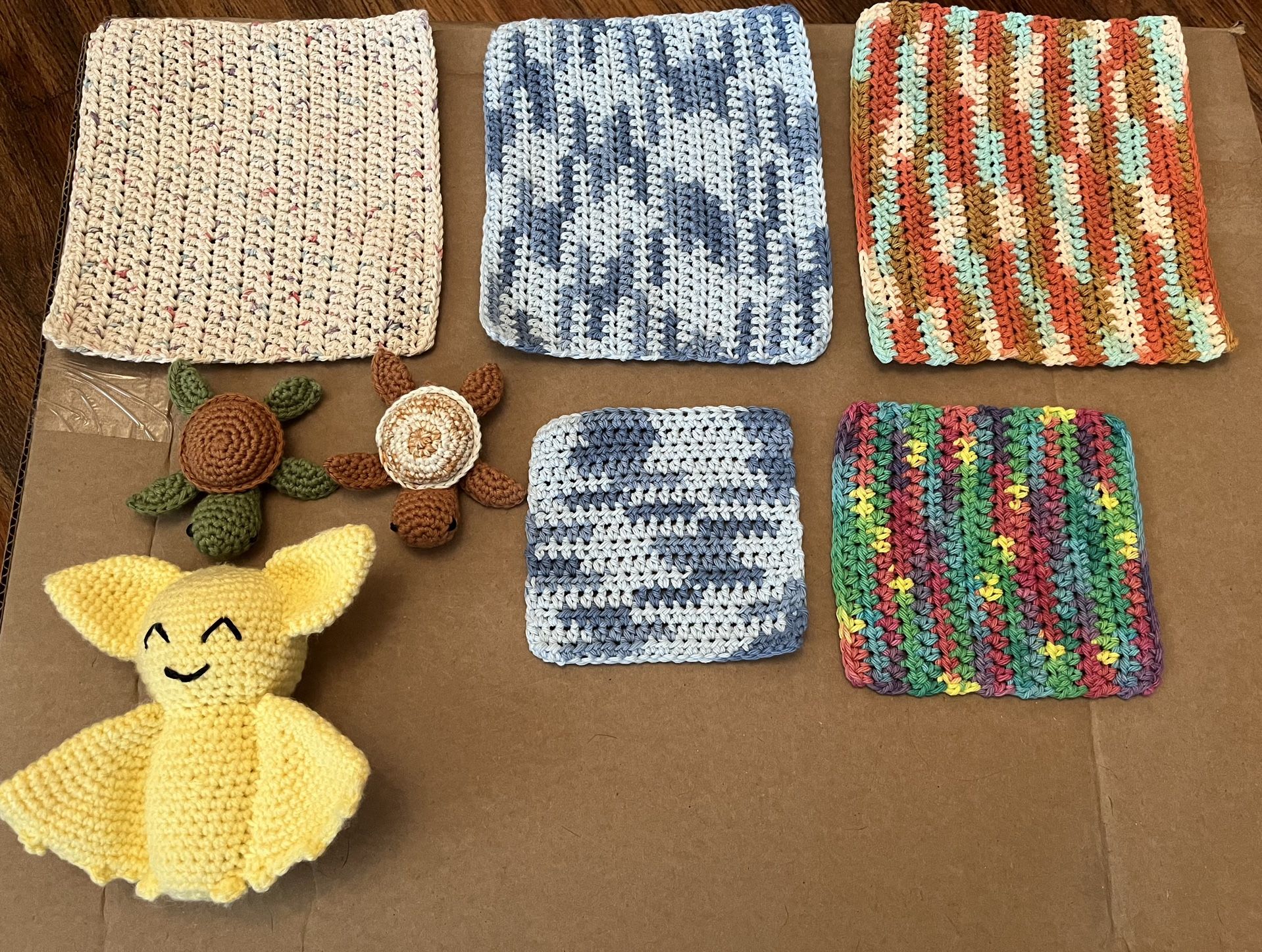 Crochet Animals And Dish Towels