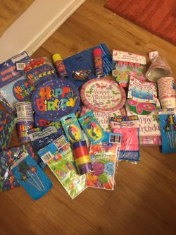 Party supplies