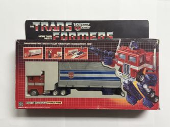 Original G1 Transformers Optimus Prime - Complete in Box