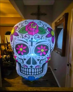 7 ft day of the dead inflatable