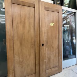 Wood French interior doors 62x81 -thick 2”