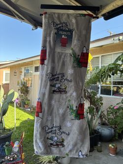 Snoopy Christmas Blanket
