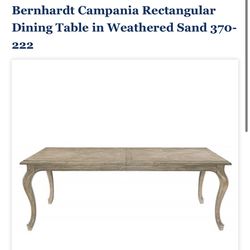 Bernhardt Compania  rectangular Dining Room Table