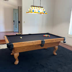 Pool table 8ft (free delivery, setup, and new felt color of your choice)