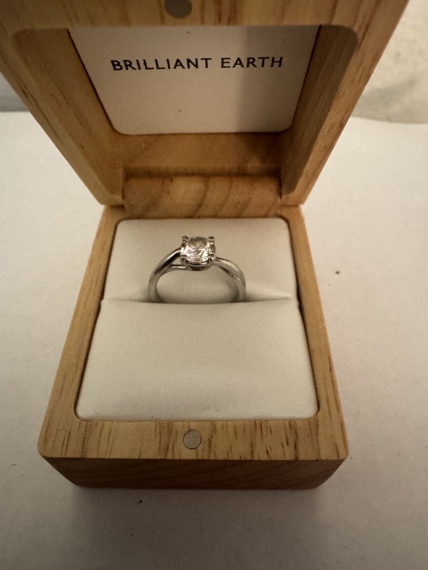 💍 1.00 ct Lab Diamond Platinum Engagement Ring - Brilliant Earth
