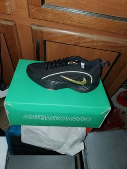Nike Antetokounmpo Basketball Sneakers Black Gold