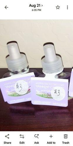 Yankee Candle oil refill lilac blossom
