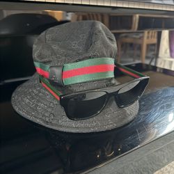 Gucci hat glasses