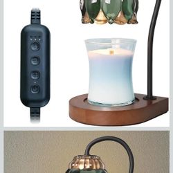 Candle Warmer Lamp Birthday Gifts for Women Mom, Mothers Day Gifts, Compatible with All Jar Candles, Wax Melt for Candle Home Decor, Modern Farmhouse 
