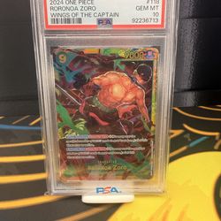 One Piece Roronoa Zoro PSA 10