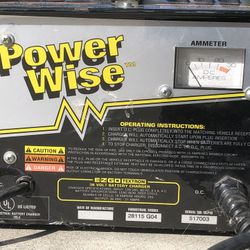 Power Wise EZGO battery charger with new charging cable. $300 obo