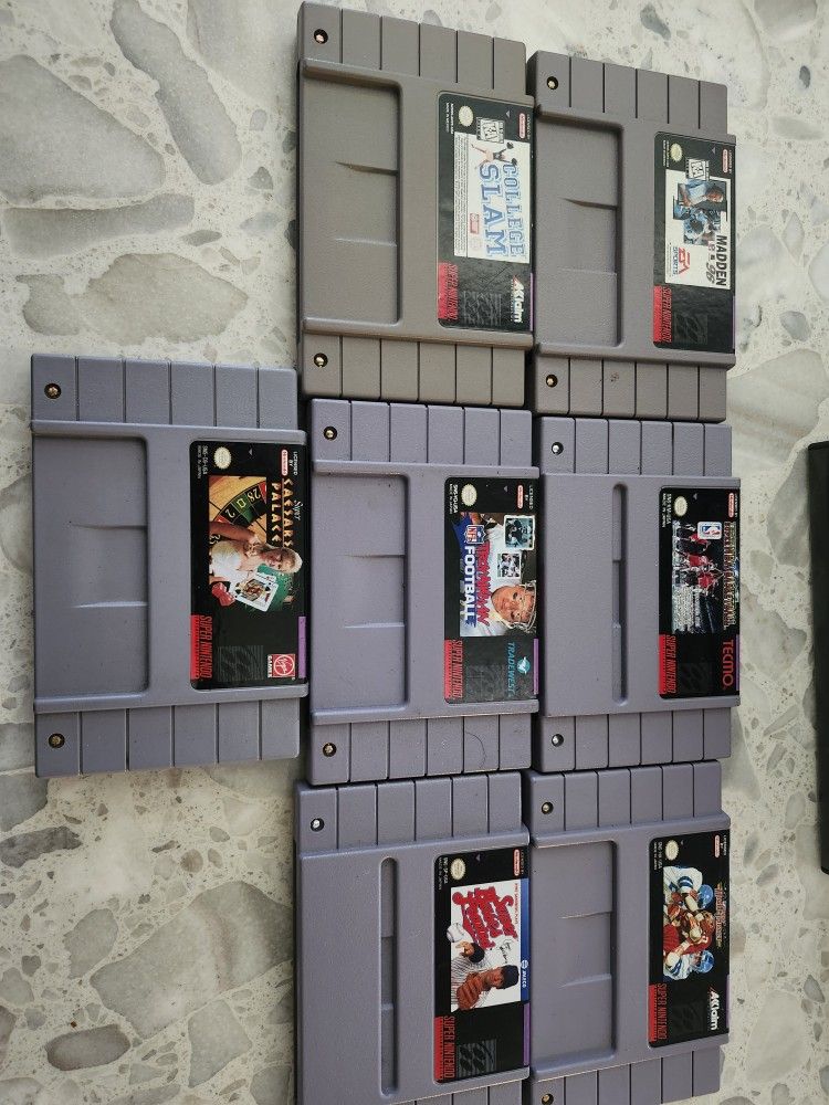 7 Super Nintendo Games