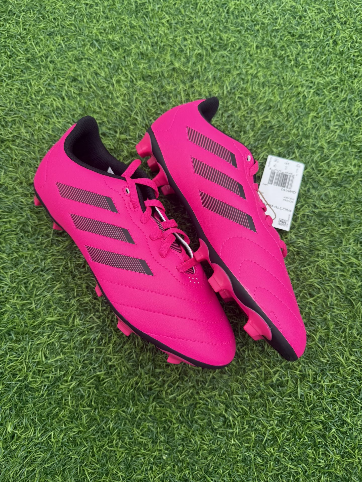 New Adidas Soccer Cleats Pink Sizes 5Y, 5.5Y, 6Y