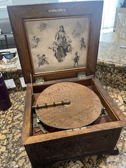 Late 1800’s Regina Double Combo Music Box Read Description