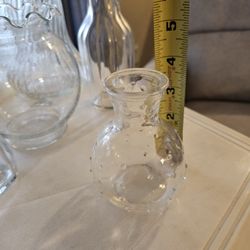 Vintage Sea Glasbruk  Bag Vase