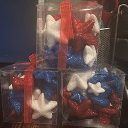 Red, White  & Blue Table Scatters🇺🇸 Bundle Of 3