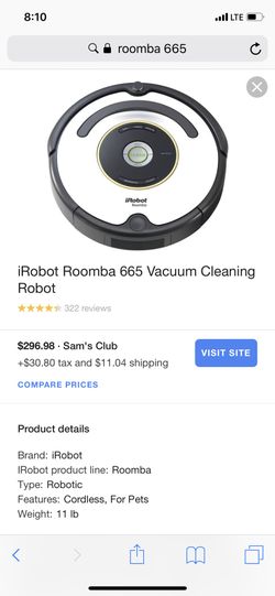Roomba model 665