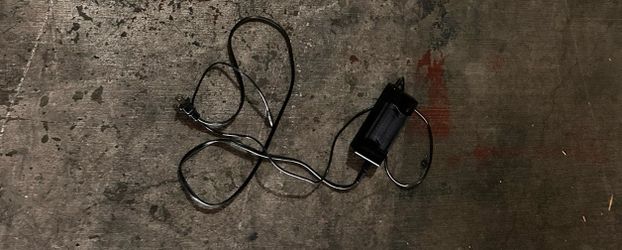 Black Power Adapter with Cable